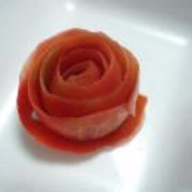 トマトの薔薇 飾り切り レシピ 作り方 By あとぶー 楽天レシピ トマトの薔薇 飾り切り レシピ 作り方 By あとぶー 楽天レシピ